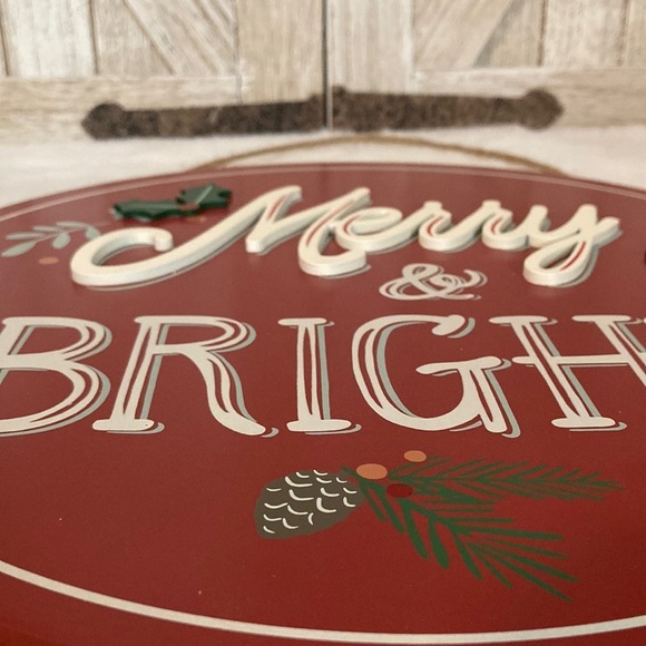 Target Wondershop 2022 Merry & Bright Sign - Picture 7 of 7